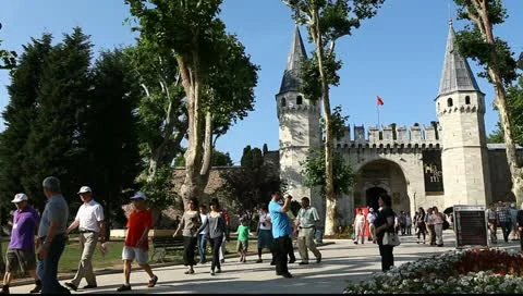 Topkapi palace Stock Footage 11382602