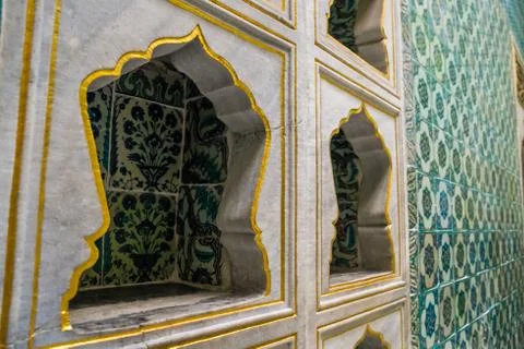 Topkapi palace, Istanbul Stockfoto's