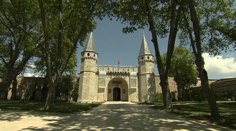 Topkapi Palace in Istanbul, Turkey Stock Footage 36607087