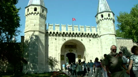 Topkapi Palace Museum Stock Footage 48236836