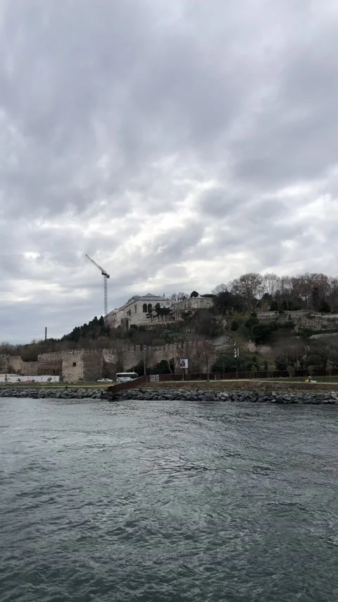 Topkapi palace view from the sea in istanbul Stock Footage 228210441
