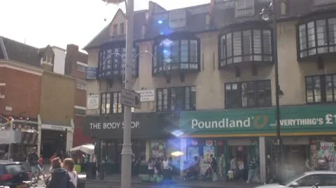 Topless bus with people celebrating Video stock 10771487
