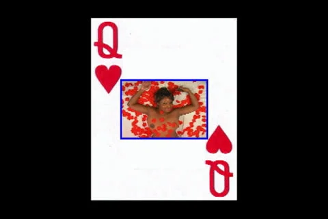 Topless Queen of Hearts Stock Footage 26241159