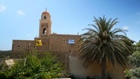 Toplou Monastery, Crete Stock Footage 92612121