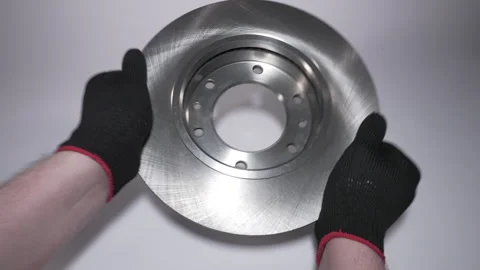 Topnotch Stainless Steel Rotating Disk for various applications and uses 库存影片 303816656
