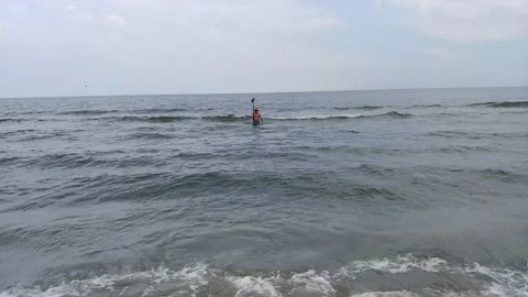 Topographic beach survey Stock-Footage 138890734