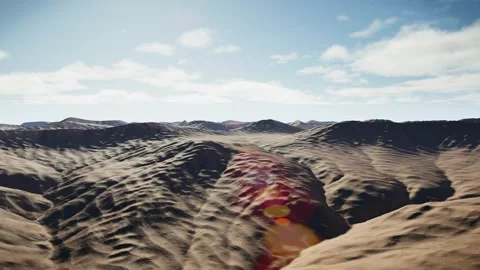 Topographic changes, transformation of land and sea, geological landforms 库存影片 313837950