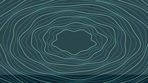 Topographic Contour Flood Full Frame Transition Video stock 343492972