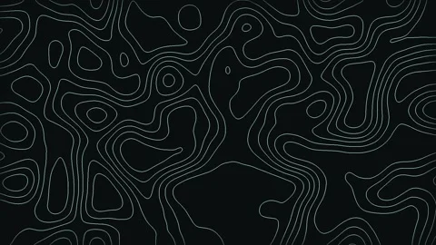 Topographic contour map abstract tech  Video animation Ultra HD 4K 3840x2160 Stock Footage 275148437