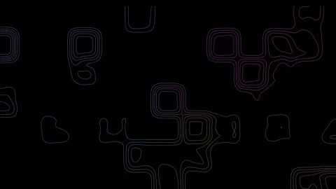 Topographic contour map abstract tech Video animation Ultra HD 4K 3840x2160 Stock Footage 275148460