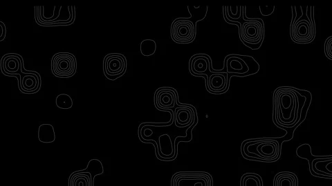 Topographic contour map abstract tech  Video animation Ultra HD 4K 3840x2160 Stock Footage 275148474