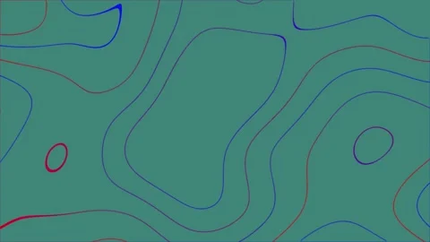 Topographic contour map Motion background Stock Footage 319018800
