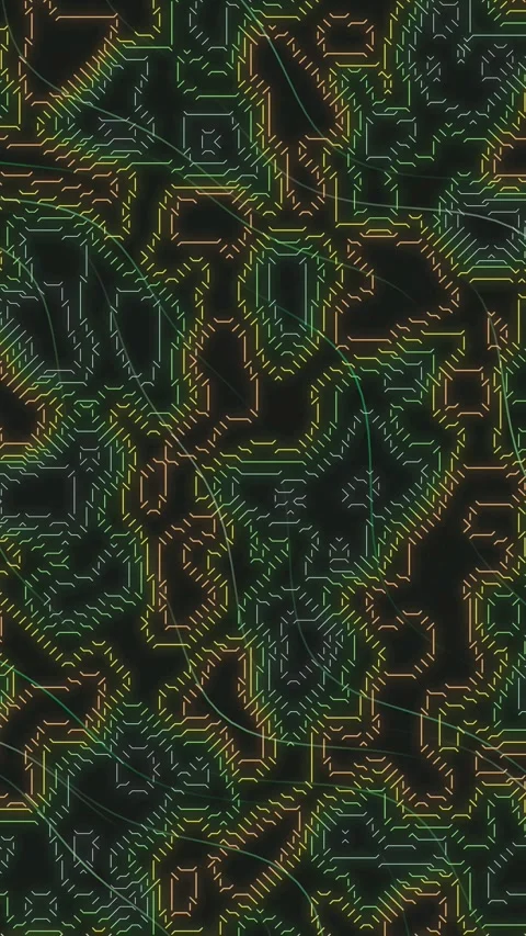 Topographic Elevation Map and Data Visualization Grid Video stock 339314296