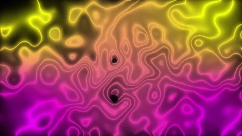 Topographic lines feature a neon gradient color. These topographic lines re.. Stock Footage 337621126