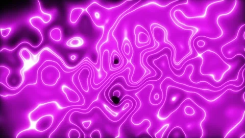 Topographic lines glow pink on an abstract background. These topographic li.. Stock Footage 337621092