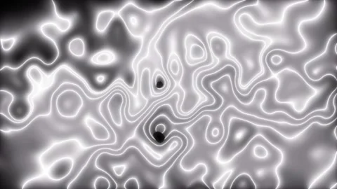 Topographic lines glow white on a dark background. These topographic lines .. Stock Footage 337621058