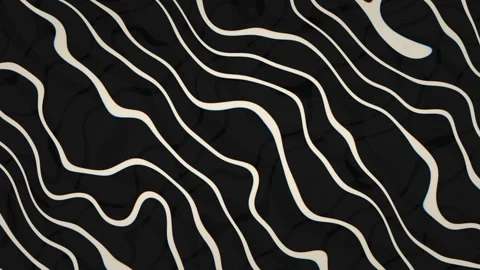 Topographic liquid line pattern seamless loop motion background Stock Footage 345601138