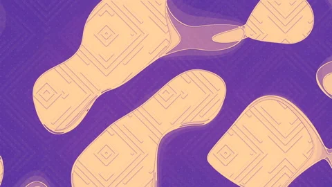 Topographic map in 3d style colored background. Abstract map animation 3d render Stock Footage 122297847