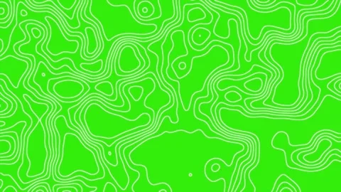 Topographic Map Animated Background Stock Footage 264655704