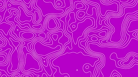 Topographic Map Animated Background Stock Footage 264656089
