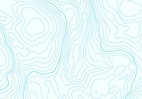 Topographic map background with altitude lines. Abstract terrain topography with Stock Illustration
