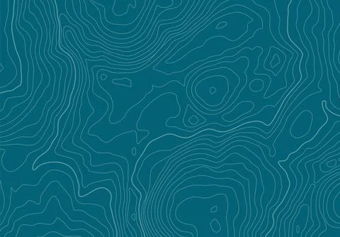 Topographic map background with altitude lines. Abstract terrain topography with 스톡 일러스트
