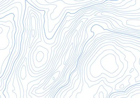 Topographic map background with altitude lines. Abstract terrain topography with Stock Illustration