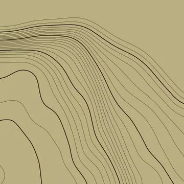 Topographic map background in brown colors. Grid map. Vector illustration . Illustrazione stock