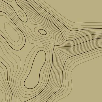 Topographic map background in brown colors. Grid map. Vector illustration . イラスト素材
