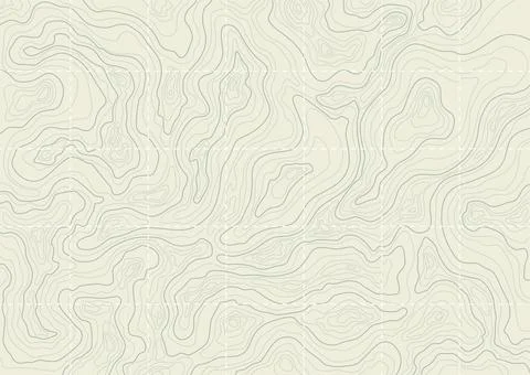 Topographic map background concept. Monochrome topographic background pattern Illustrazione stock