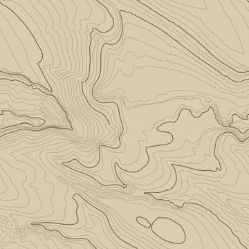 Topographic map background concept with space for your copy. Topography lines Stock Illustration