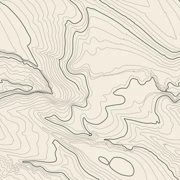 Topographic map background concept with space for your copy. Topography lines Illustrazione stock