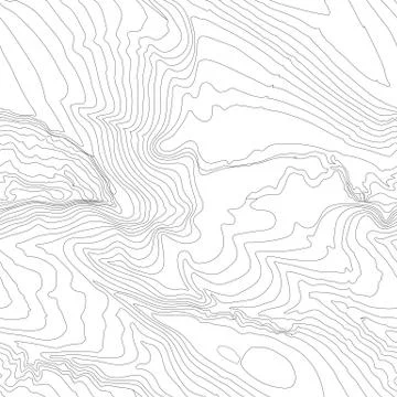 Topographic map background concept with space for your copy. Topography lines Stock Illustration
