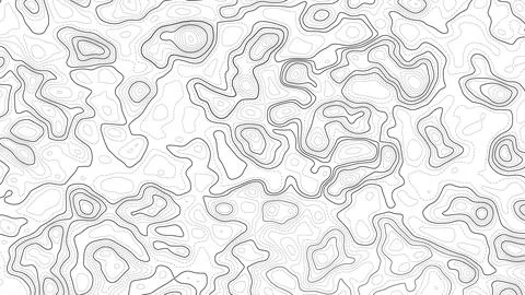 Topographic map background. Geographic line map with elevation assignments. Stock Illustration