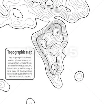 Topographic map background. Grid map. Contour. Vector illustration ...