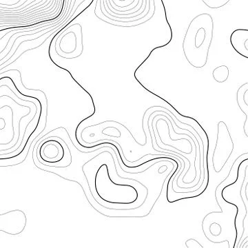 Topographic map background. Grid map. Contour. Vector illustration. Stock Illustration