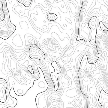 Topographic map background. Grid map. Contour. Vector illustration. Illustrazione stock