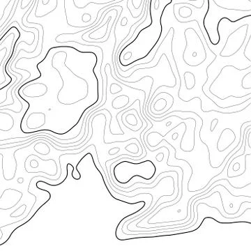 Topographic map background. Grid map. Contour. Vector illustration. Stock Illustration