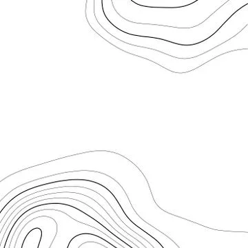 Topographic map background. Grid map. Vector illustration . Illustrazione stock