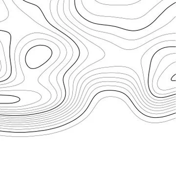 Topographic map background. Grid map. Vector illustration . Stock Illustration