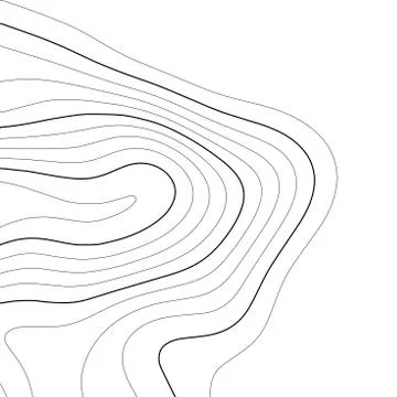 Topographic map background. Grid map. Vector illustration . Stock Illustration