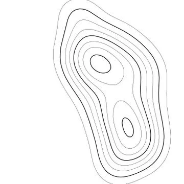 Topographic map background. Grid map. Vector illustration . Stock Illustration