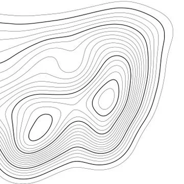 Topographic map background. Grid map. Vector illustration . Stock Illustration