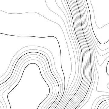 Topographic map background. Grid map. Vector illustration . Illustrazione stock