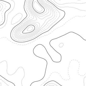 Topographic map background. Grid map. Vector illustration . Stock Illustration