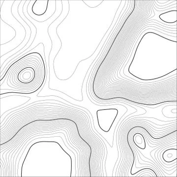 Topographic map background. Grid map. Vector illustration . Illustrazione stock