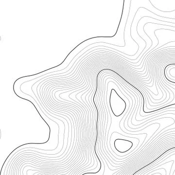 Topographic map background. Grid map. Vector illustration . Stock Illustration