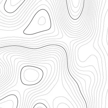Topographic map background. Grid map. Contour. Vector illustration. イラスト素材