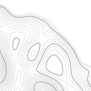 Topographic map background. Grid map. Contour. Vector illustration. Illustrazione stock