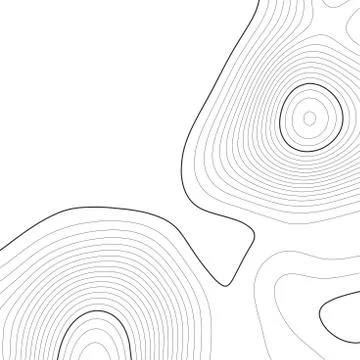 Topographic map background. Grid map. Contour. Vector illustration. Illustrazione stock